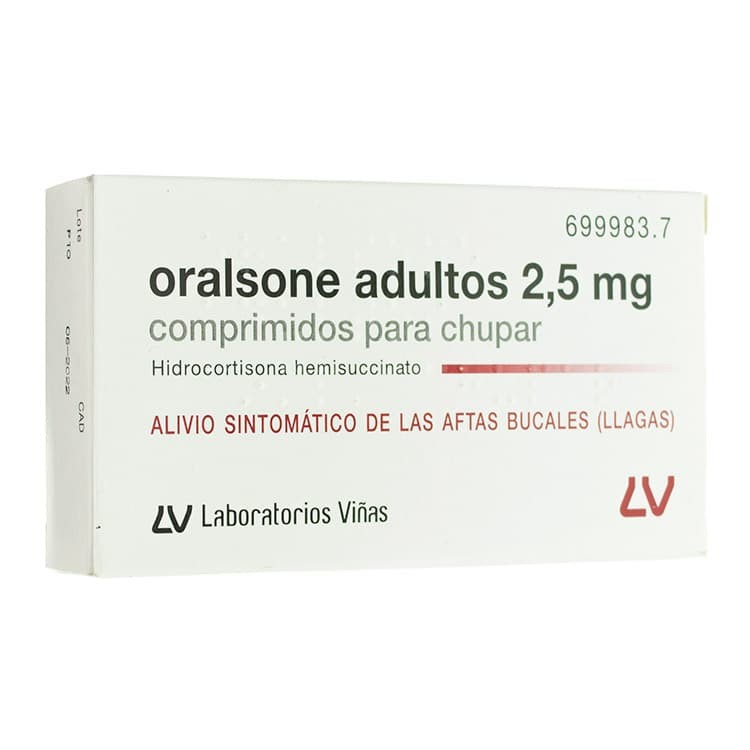 ORALSONE ADULTOS 2,5 MG 12 COMPRIMIDOS PARA CHUP