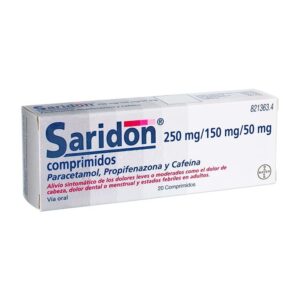 SARIDON 20 COMPRIMIDOS
