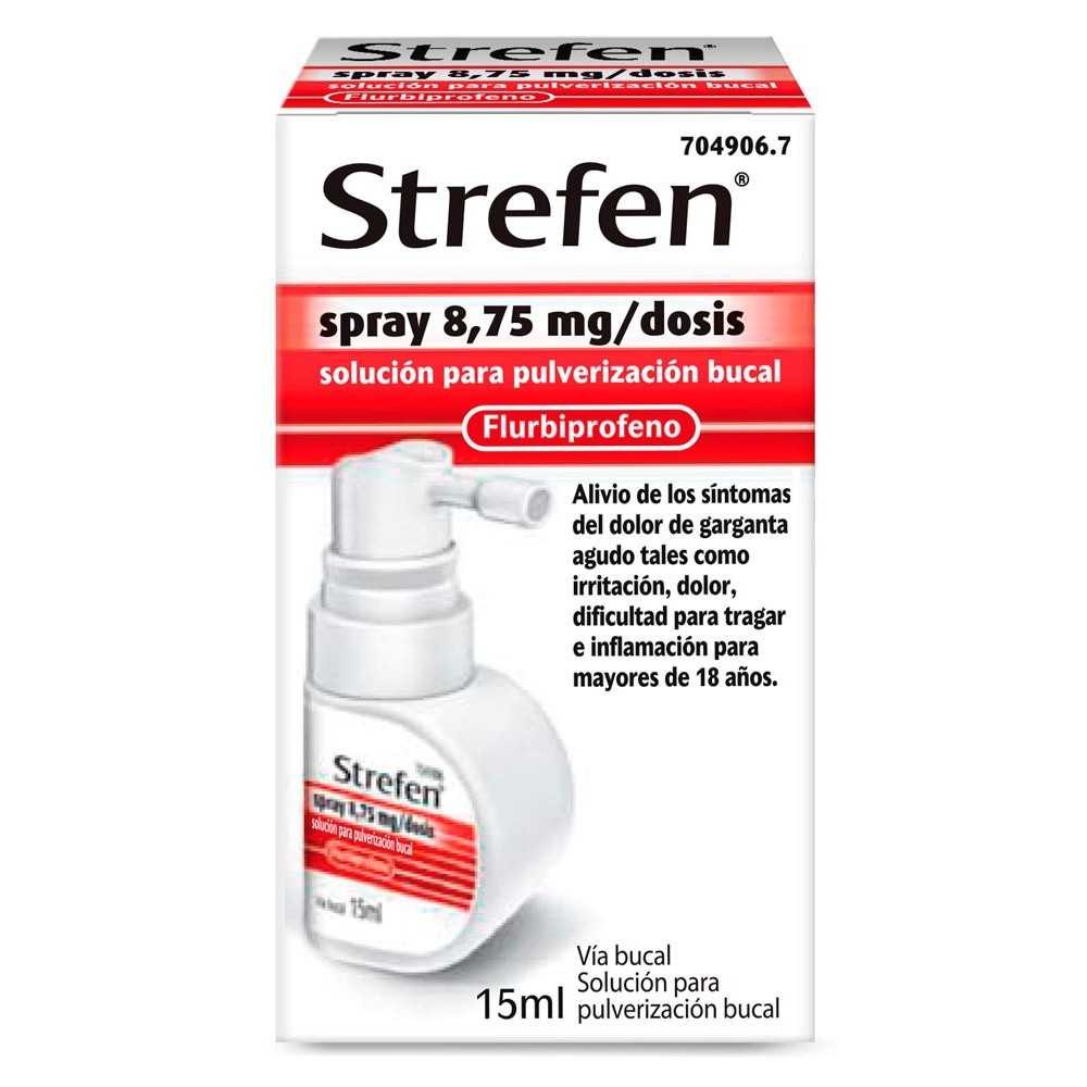 STREFEN SPRAY 8,75 mg/DOSIS SOLUCION PARA PULVER