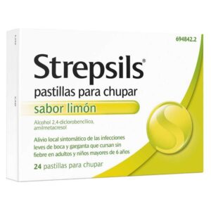 STREPSILS 24 PASTILLAS PARA CHUPAR LIMON
