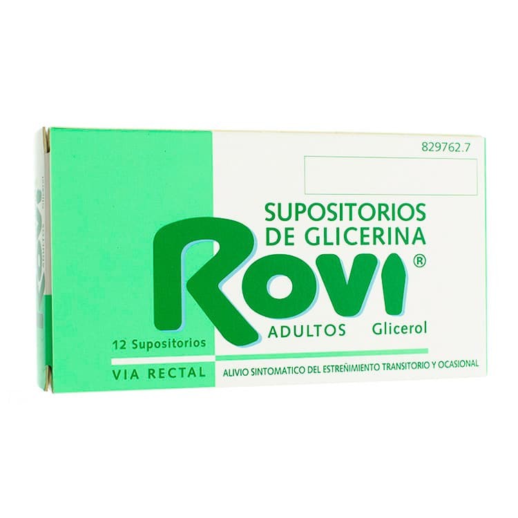 SUPOSITORIOS DE GLICERINA ROVI ADULTOS 3,36 G 12