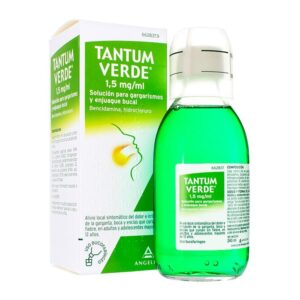 TANTUM VERDE 1,5 mg/ml SOLUCION PARA GARGARISMOS