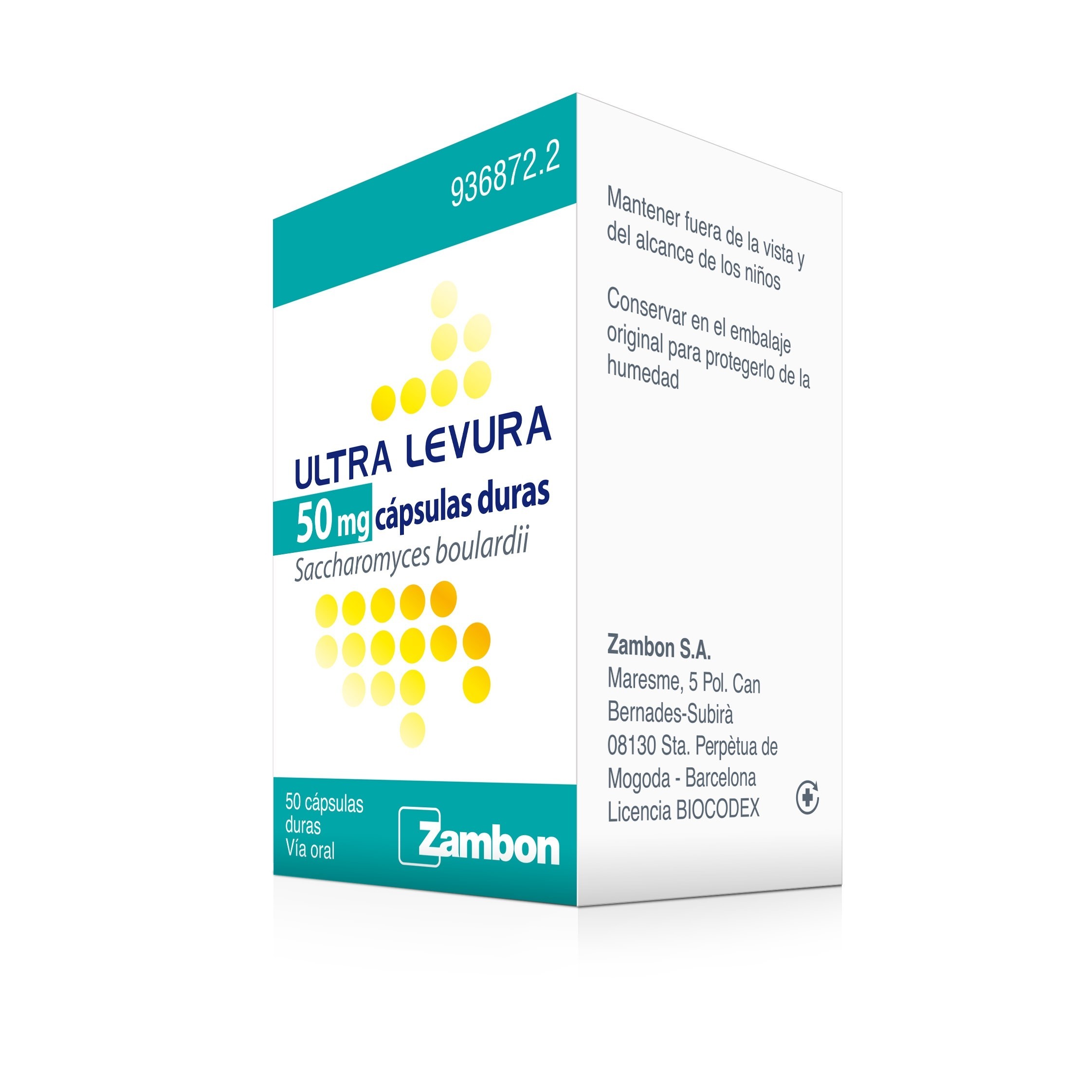 ULTRA-LEVURA 50 MG 50 CAPSULAS