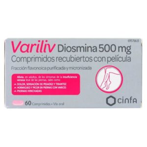 VARILIV DIOSMINA 500 MG 60 COMPRIMIDOS RECUBIERT