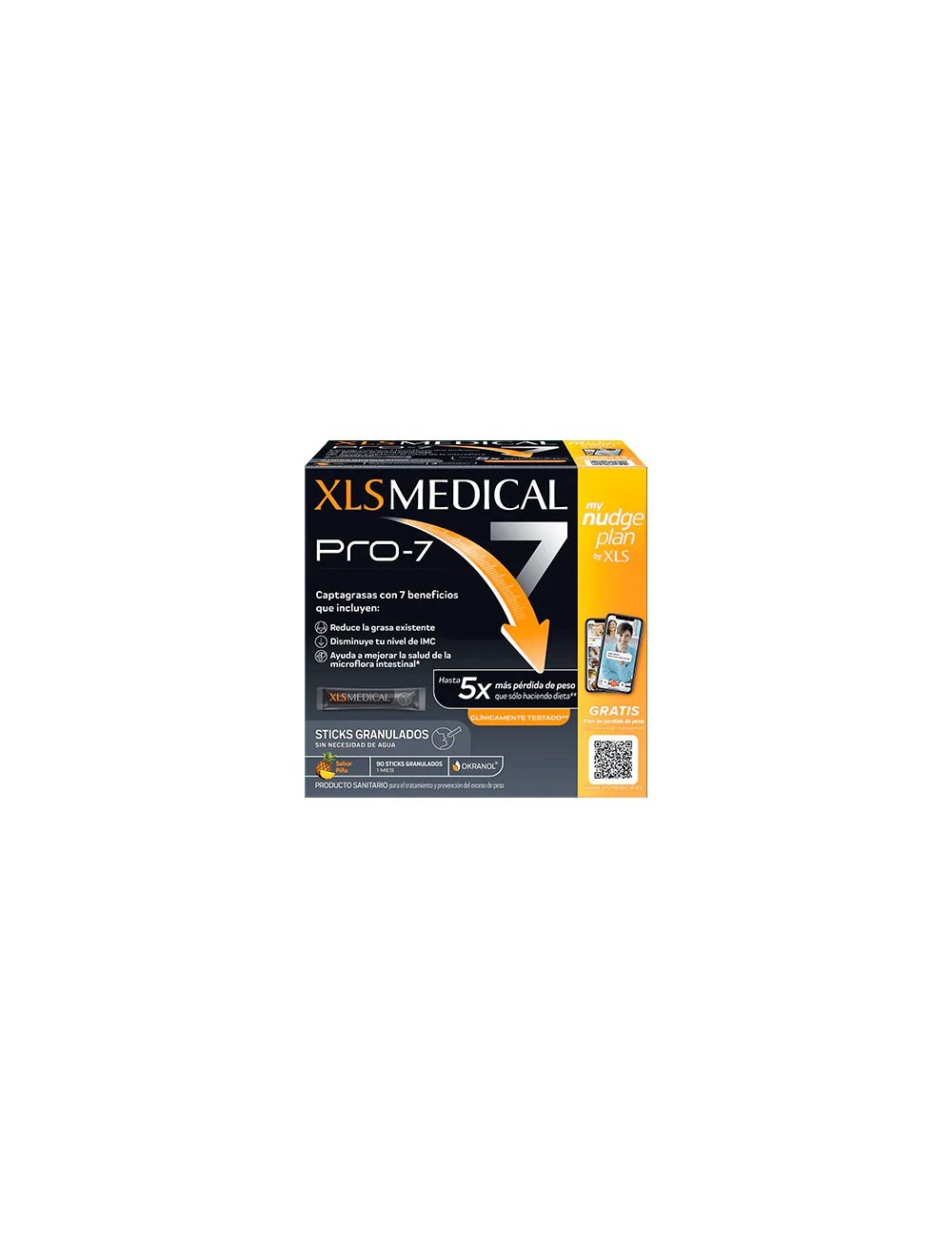 XLS MEDICAL PRO-7 90 STICKS SABOR PIÑA